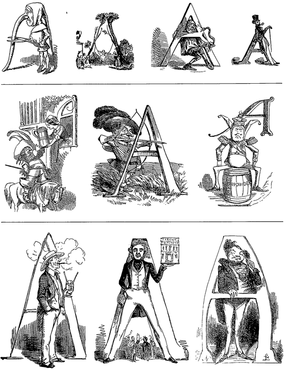 Fanciful Victorian Initials 1142 Decorative Letters from PUNCH - photo 11