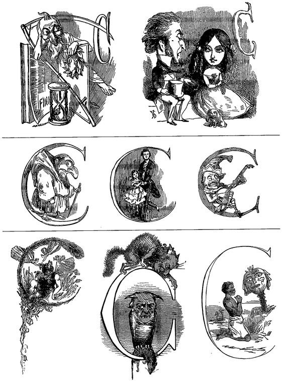 Fanciful Victorian Initials 1142 Decorative Letters from PUNCH - photo 28