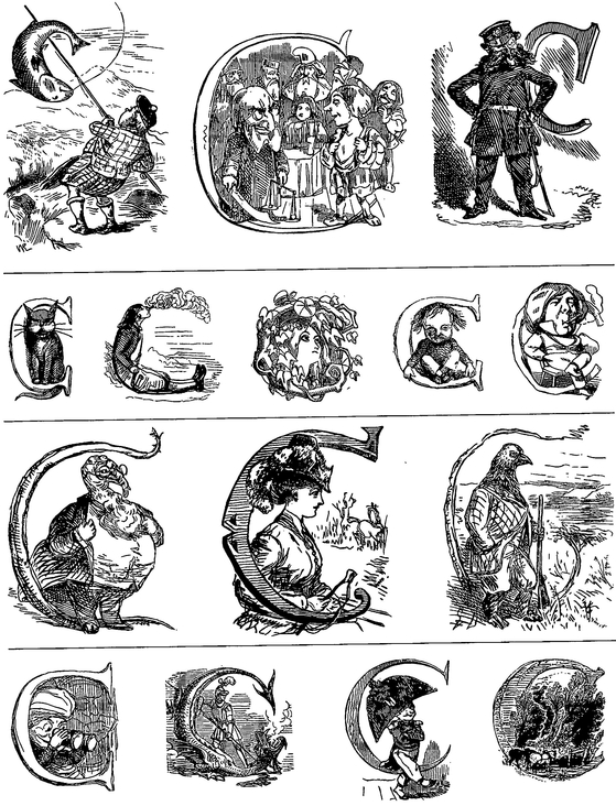 Fanciful Victorian Initials 1142 Decorative Letters from PUNCH - photo 30