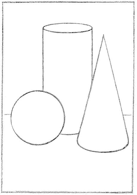 FIG 248 THE Cone After the cylinder is drawn the base of the cone is This - photo 2