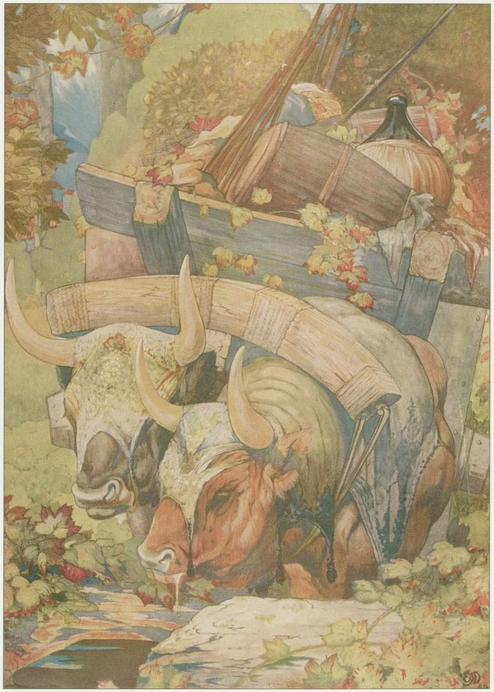 The Oxen and the Axle-trees The Fables of Aesop PLATE 25 The Monkeys and - photo 26