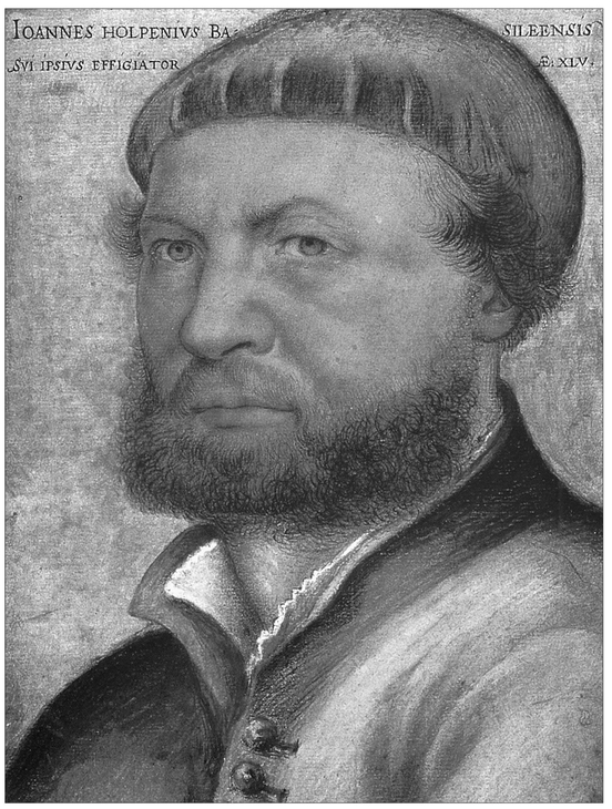 9 HANS HOLBEIN THE YOUNGER 1497-1543 Self-portrait 1542 Color pencil on - photo 10