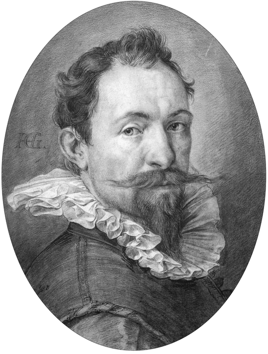 10 HENDRICK GOLTZIUS 1558-1617 Self-portrait 1600 Black and red chalk and - photo 11