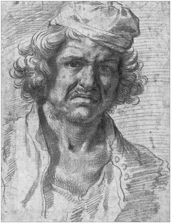 12 NICOLAS POUSSIN 1594-1665 Self-portrait 1630 Red chalk on paper 375 - photo 13