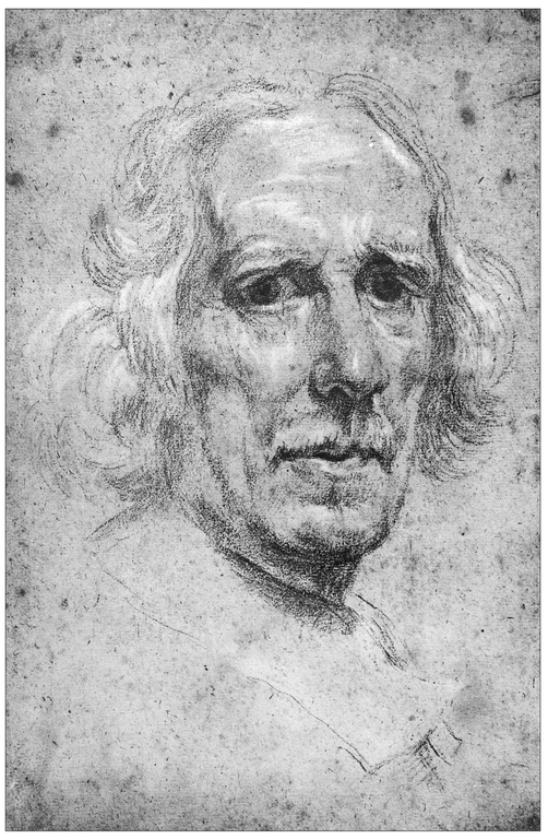 14 GIANLORENZO BERNINI 1598-1680 Self-portrait 1665 Black chalk on gray - photo 15