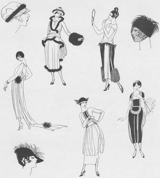 French Fashion Illustrations of the Twenties 634 Cuts from La Vie Parisienne - photo 2