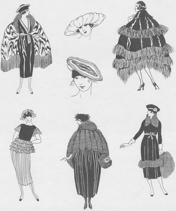 French Fashion Illustrations of the Twenties 634 Cuts from La Vie Parisienne - photo 7