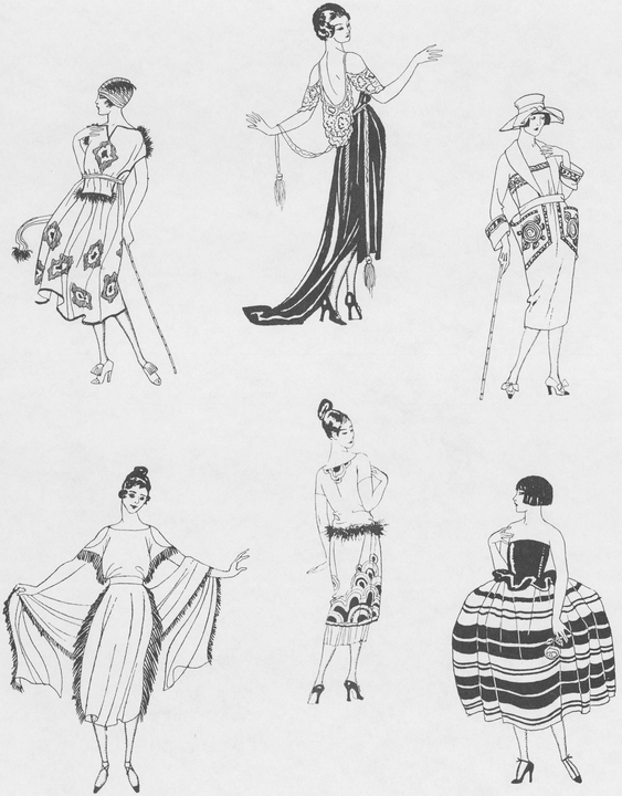 French Fashion Illustrations of the Twenties 634 Cuts from La Vie Parisienne - photo 10