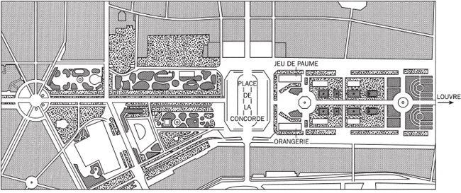 Fig 11 Map of the Tuileries Gardens And so it went on until I saw the - photo 1