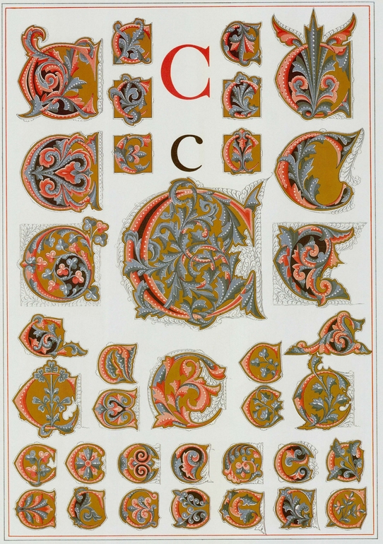 1001 Illuminated Initial Letters 27 Full-Color Plates - photo 5