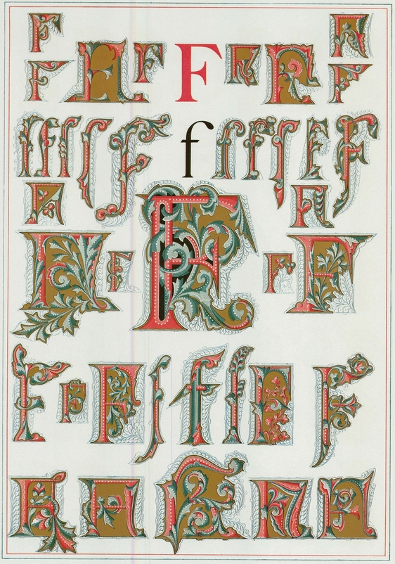 1001 Illuminated Initial Letters 27 Full-Color Plates - photo 8