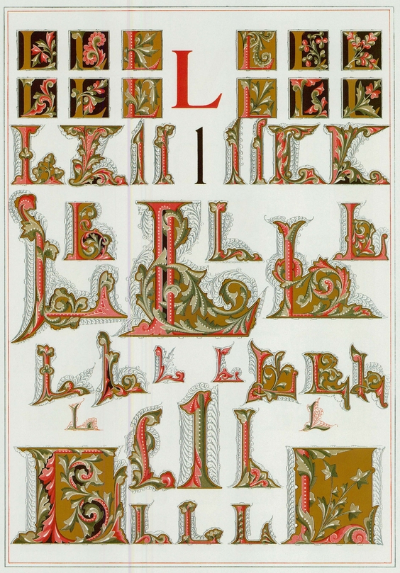 1001 Illuminated Initial Letters 27 Full-Color Plates - photo 14