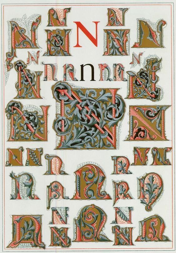 1001 Illuminated Initial Letters 27 Full-Color Plates - photo 16