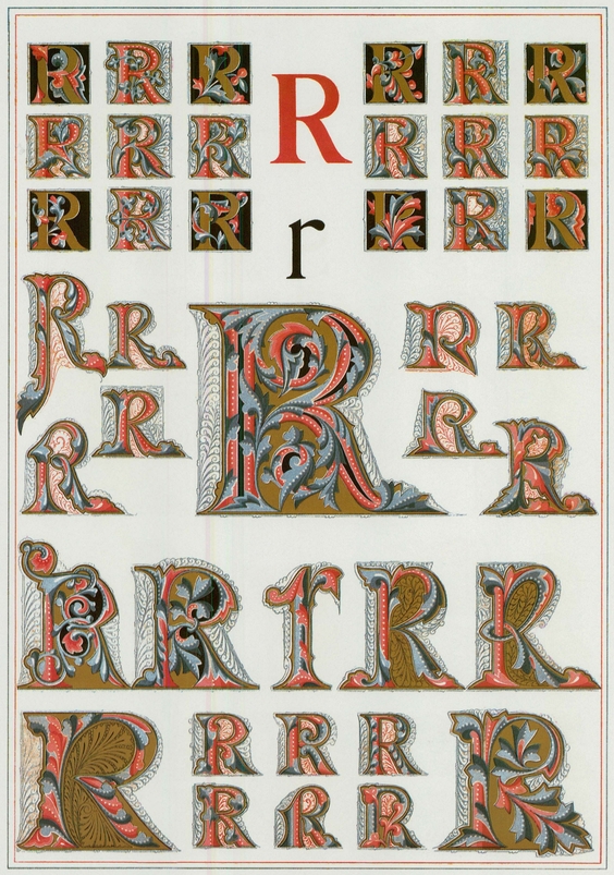 1001 Illuminated Initial Letters 27 Full-Color Plates - photo 20