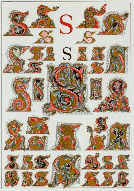 1001 Illuminated Initial Letters 27 Full-Color Plates - photo 21