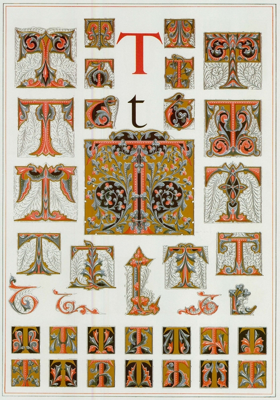 1001 Illuminated Initial Letters 27 Full-Color Plates - photo 22