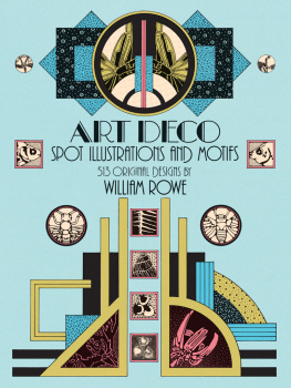 William Rowe - Art Deco Spot Illustrations and Motifs: 513 Original Designs