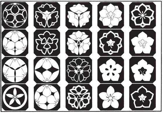 Japanese Animal and Floral Crest Designs - photo 43