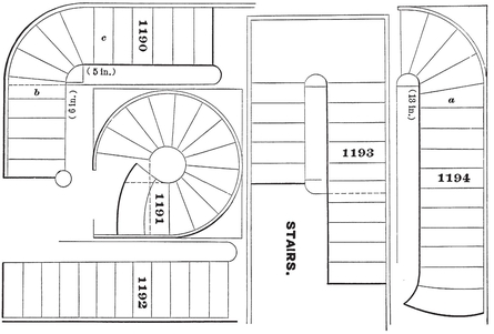 STAIRS NEWEL POSTS BALUSTERS STAIR RAILING ETC Fig 1182 - photo 4