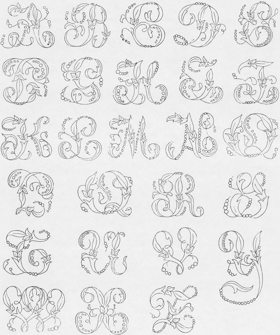 Victorian Alphabets Monograms and Names for Needleworkers From Godeys Ladys Book and Petersons Magazine - photo 4