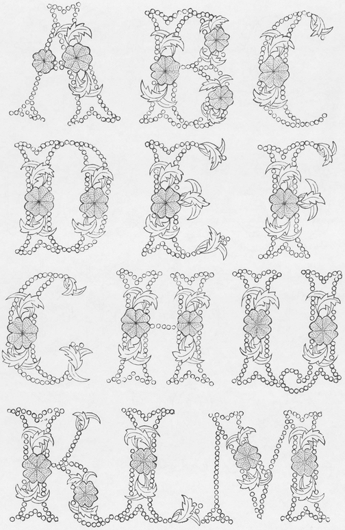 Victorian Alphabets Monograms and Names for Needleworkers From Godeys Ladys Book and Petersons Magazine - photo 8