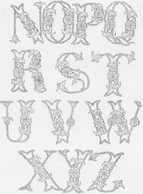 Victorian Alphabets Monograms and Names for Needleworkers From Godeys Ladys Book and Petersons Magazine - photo 9