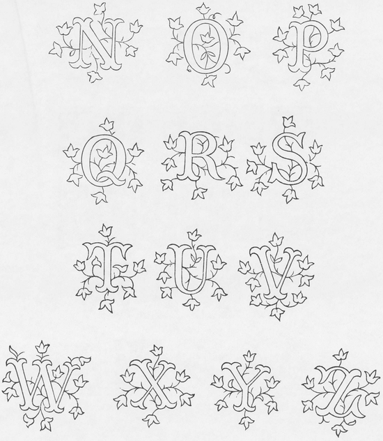 Victorian Alphabets Monograms and Names for Needleworkers From Godeys Ladys Book and Petersons Magazine - photo 11