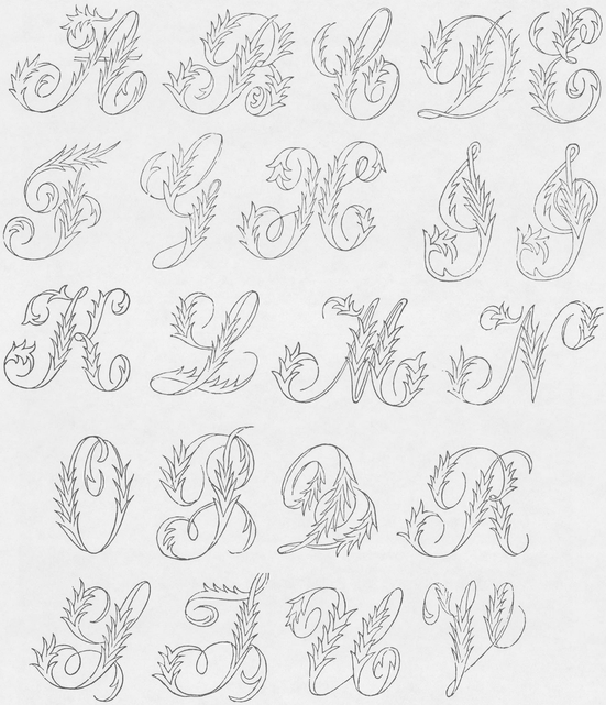 Victorian Alphabets Monograms and Names for Needleworkers From Godeys Ladys Book and Petersons Magazine - photo 16