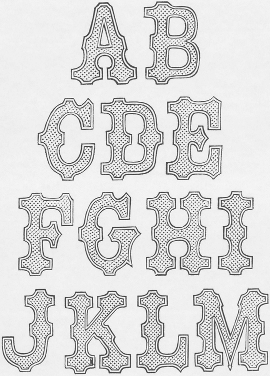 Victorian Alphabets Monograms and Names for Needleworkers From Godeys Ladys Book and Petersons Magazine - photo 29