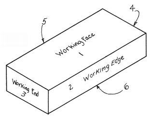 Grinding the plane blade Note carefully how the blade is held After a - photo 2