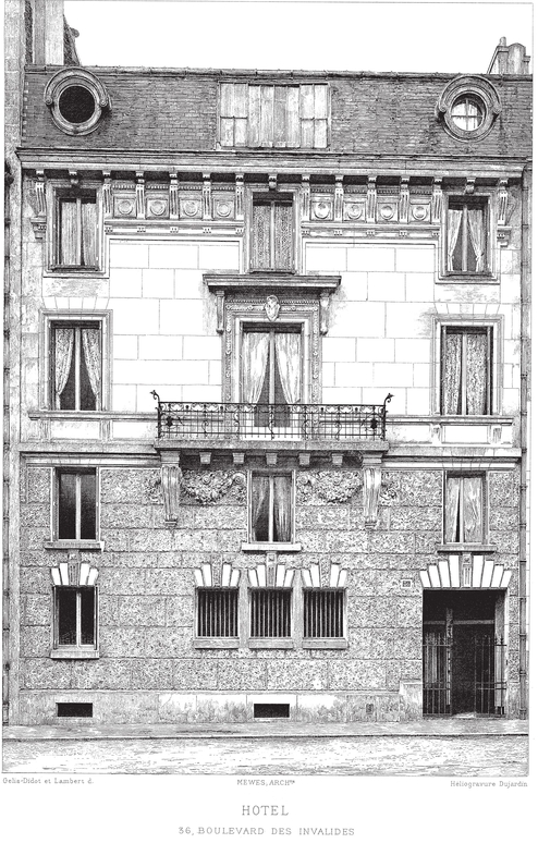 Paris Mansions and Apartments 1893 Facades Floor Plans and Architectural Details - photo 2