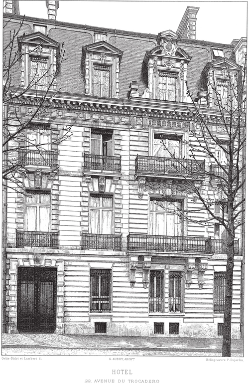 Paris Mansions and Apartments 1893 Facades Floor Plans and Architectural Details - photo 12
