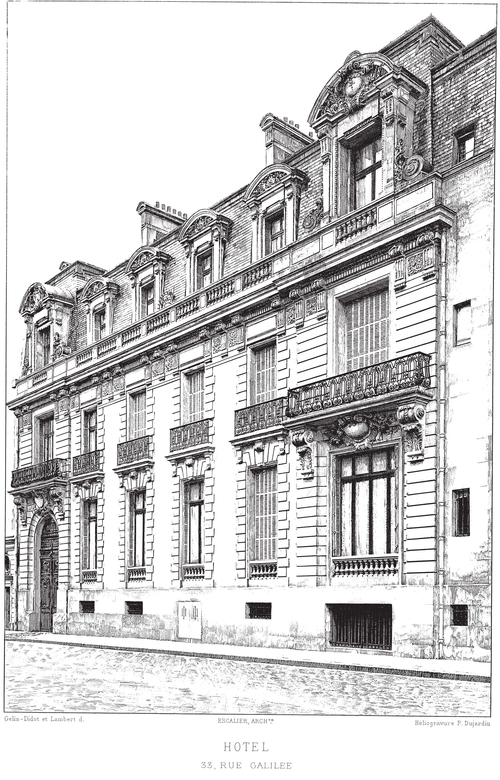 Paris Mansions and Apartments 1893 Facades Floor Plans and Architectural Details - photo 14