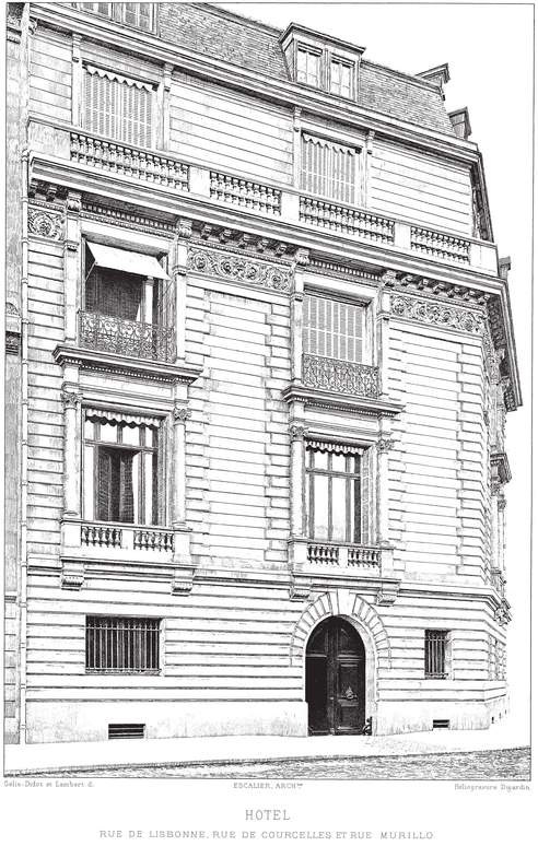 Paris Mansions and Apartments 1893 Facades Floor Plans and Architectural Details - photo 26