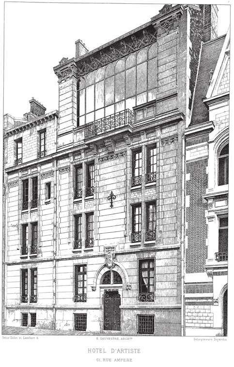 Paris Mansions and Apartments 1893 Facades Floor Plans and Architectural Details - photo 28