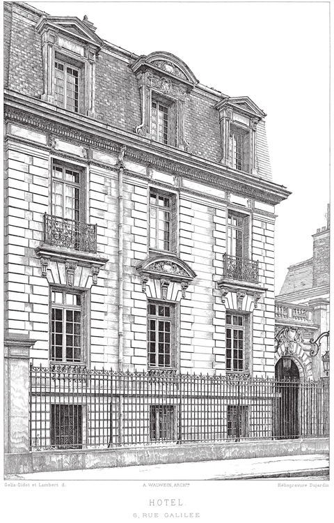 Paris Mansions and Apartments 1893 Facades Floor Plans and Architectural Details - photo 40