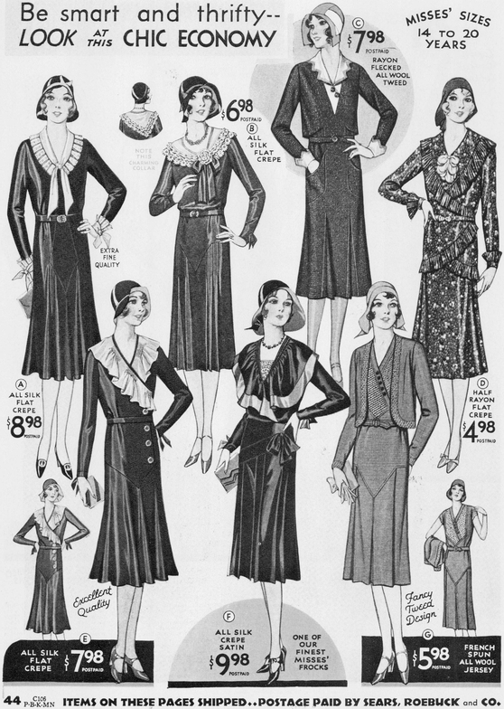 Everyday Fashions of the Thirties as Pictured in Sears Catalogs - photo 7