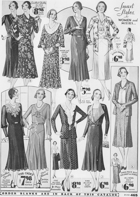 Everyday Fashions of the Thirties as Pictured in Sears Catalogs - photo 28