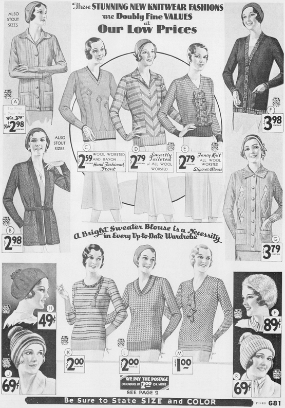 Everyday Fashions of the Thirties as Pictured in Sears Catalogs - photo 32