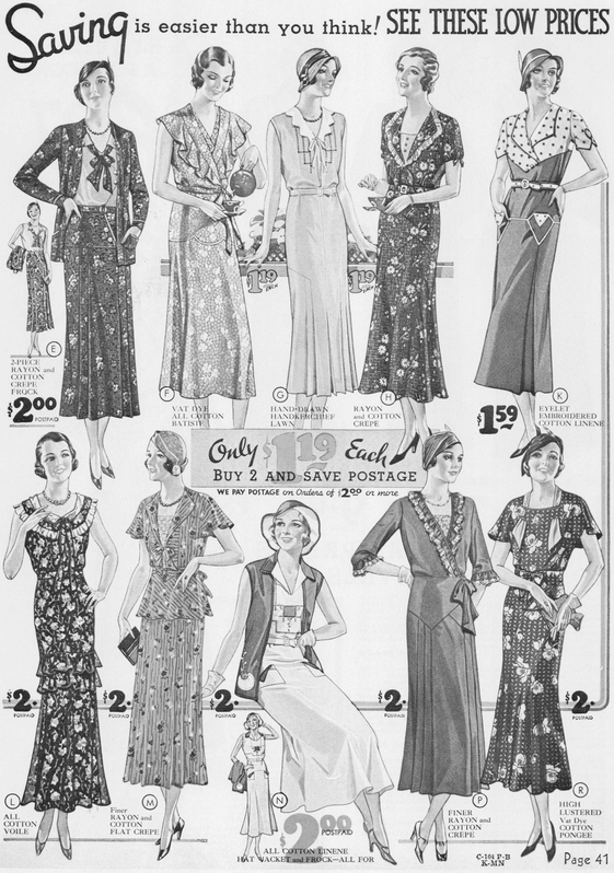 Everyday Fashions of the Thirties as Pictured in Sears Catalogs - photo 39