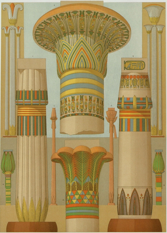 2 Ancient Egypt Columns and colonnettes with plant motifs 3 Ancient - photo 3