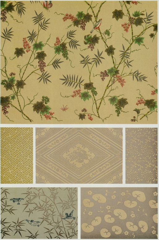 14 Japan Printed wallpapers 15 Japan Motifs from textiles and - photo 15