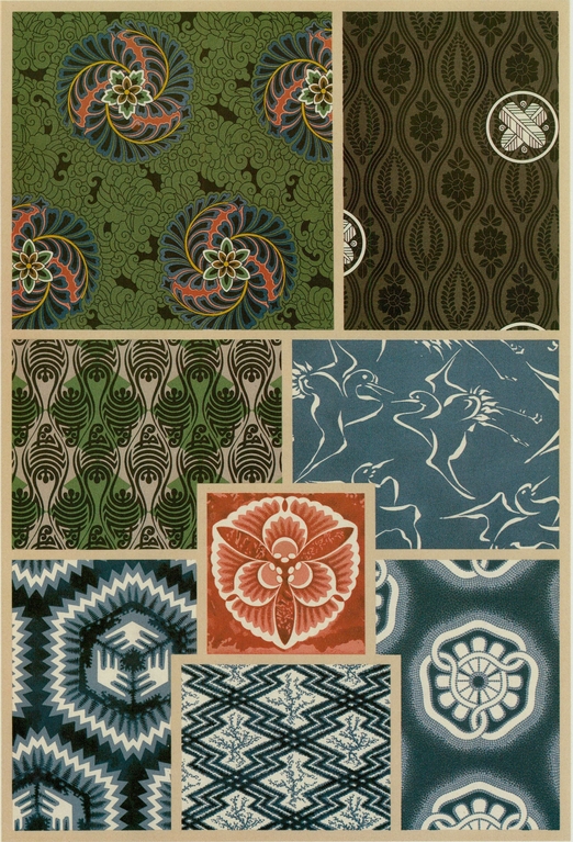 15 Japan Motifs from textiles and wallpapers 16 Japan Motifs from - photo 16