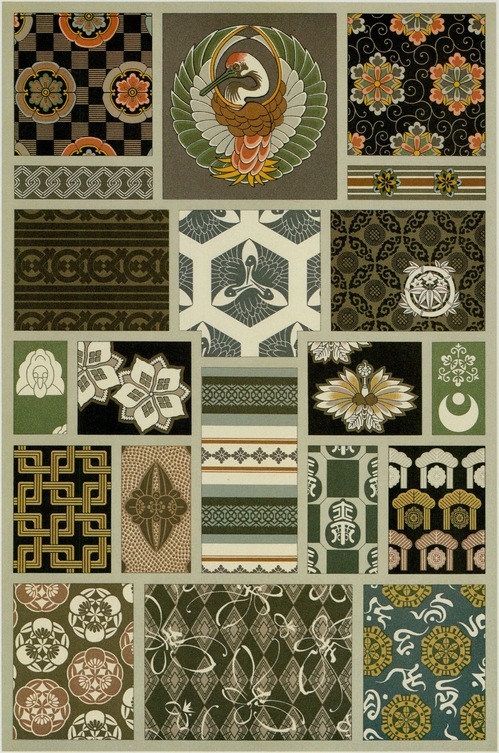 16 Japan Motifs from textiles and wallpapers 17 Japan Ornamental - photo 17