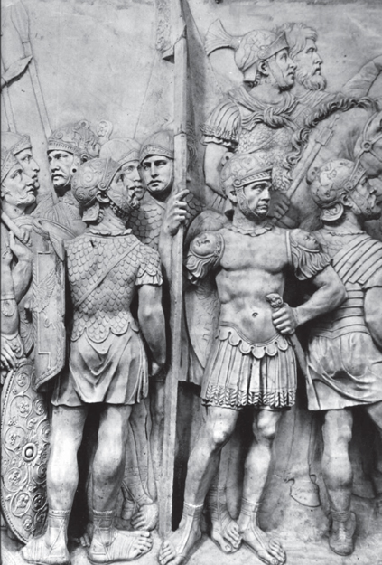 Detail of Roman soldiers taken from the carving Martyrdom Of St Paul which - photo 14