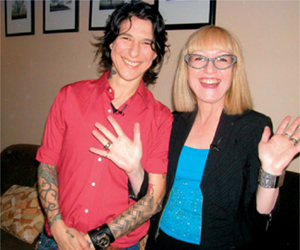 Miked in the Fox News green room with New Yorkbased tattoo artist Stephanie - photo 8