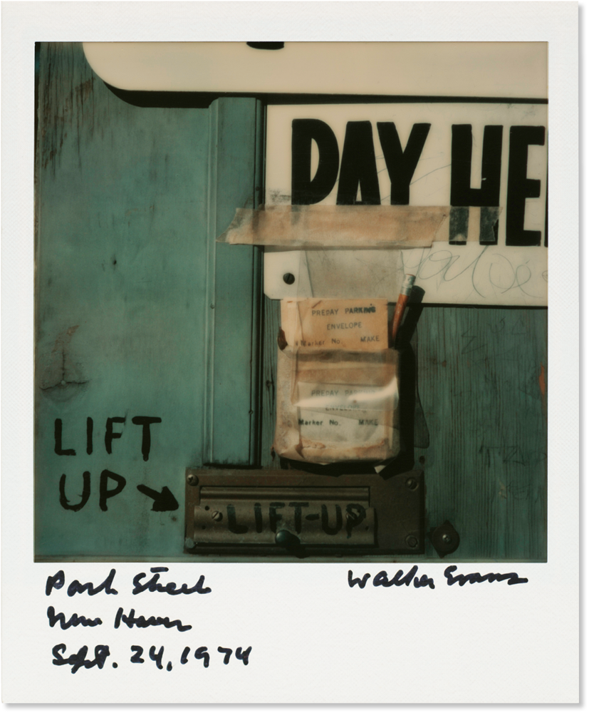 Walker Evans had stopped making photographs when SX-70 came along and allowed - photo 6