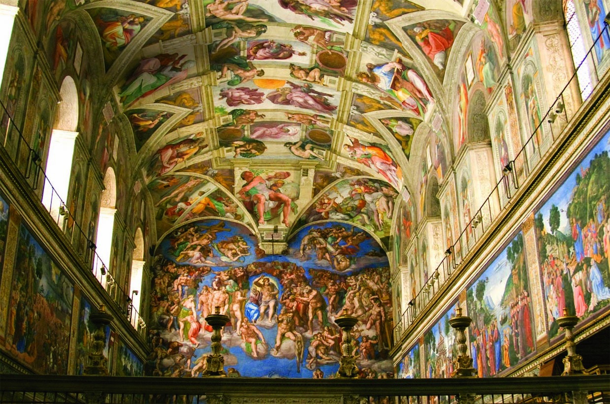 Michelangelos work in the Sistine Chapel is today revered as an icon of the - photo 2