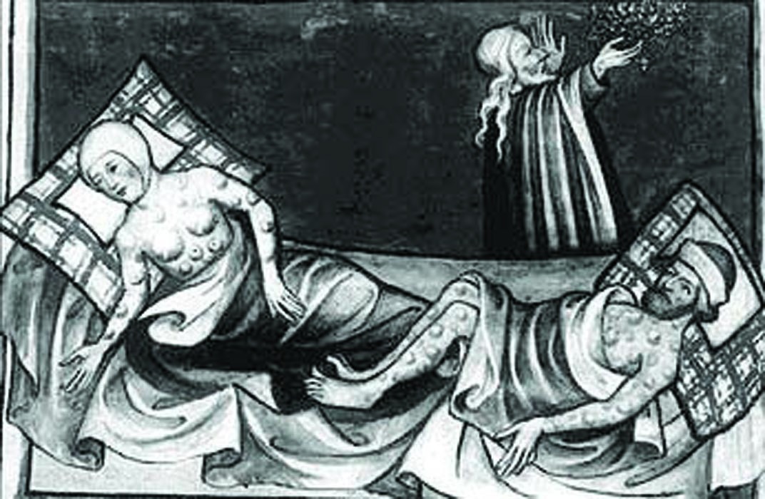 The Black Death of the mid-1300s killed 2030 million people in Europe between - photo 3