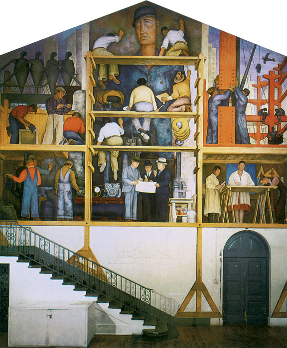 1 Diego Rivera The Making of a Fresco Showing the Building of a City - photo 2